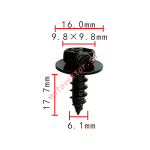 Toyota 90159-60498 Саморез с пресс шайбой 6x17,7x16 mm