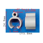 Клипса  d15.8mm  d4mm  24.9x14.8mm