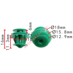 MAZDA KD45-68-865  Клипса  10.8x11.3x18mm