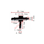 GM  14031114 коннектор  4.2x4.2x4.1mm