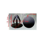 HONDA,TOYOTA 74842-659-0030, 90467-12078 клипса  11.8x15.8x18mm