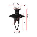 NISSAN 01553-03201 клипса  7.7x21x21.6mm