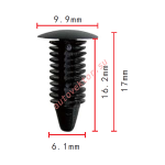 CHRYSLER 4658673 клипса  6.1x16.2x9.9mm