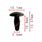 GM  4801268 клипса  3.6x10.8x10.1mm