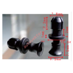 UNIVERSAL Клипса крепления багажной полки 7,8x11x9.5mm