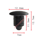 GM  25603960 клипса  7x11.3x12.4mm