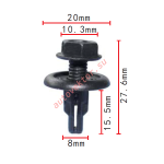 HONDA 91516-SK7-013 клипса  8x15.5x20mm