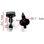 VW 6Q0807643 Клипса  6.6x25.3x17.3mm