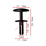 MERCEDES / VW, VAG, AUDI клипса  6x18.7x21.7mm
