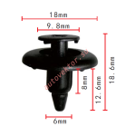 Toyota 90467-06150 клипса  6x8x18mm