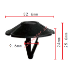 CHRYSLER 4428987 клипса  9.6x24x32.6mm