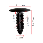 FORD W708035-S300  клипса  7.7x24.9x21.1mm