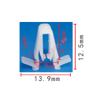 TOYOTA 67771-58010, 61Z16-02005 клипса  6.5x12.5x13.9mm