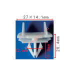 GM Chrysler 55157069-AB Клипса  12.6x15.3x27mm