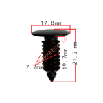 Ford W703505-S442, W703505S439 , Audi 867863849A шайба-фиксатор  М4мм