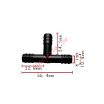 Коннектор 55.4x22.8x24.1mm  d6.1mm  D10.8mm