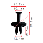 GM 05973400 клипса  12.2x19.1x25.9mm
