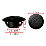 Toyota 76924-52021 Клипса крепления порога  24.8x10.7x32mm