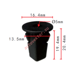 TOYOTA,GM 90189-06028, 94854203, 51Z16-20004 клипса  13.2x19.4x16.2mm  d5mm