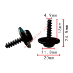 VW Ford  W708591S424 саморез под звездочку 4,9x18x20 mm