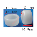Втулка пластиковая   18.9x10.9mm d11mm