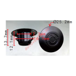 TOYOTA 76924-13020 Клипса  16.7x12.1x25.2mm