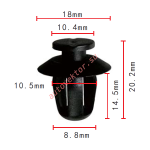 CITROEN-PEUGEOT9688659877-03, 33030526, 856535 клипса  10.5x14.5x18mm