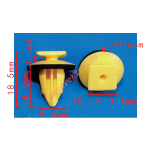 Toyota 76817-68010 Клипса  9.6x14.6x16mm
