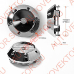 Колпачек D68/62 под стикер S45 CHROME MG-1070 (D35)