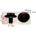 Subaru 90913-0051 Клипса  6.9x11.6x20mm