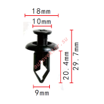 Nissan 63848-40Y00 клипса  10x22x18.2mm