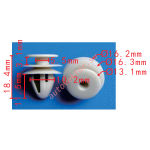 Hyundai 85849-3B000 Клипса  10.2x11.5x16.3mm
