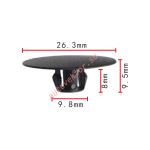 MITSUBISHI MU481187 клипса   8x8x26.3mm