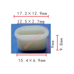 GM 14032291 клипса  15.4x9x17.2mm