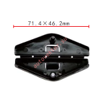 GM 12337898,20747508 клипса  71.4x46.2mm