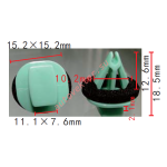 GM 11569920 Клипса  10.2x12.6x15.2mm