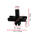 BMW 51131804205 клипса  5.9x4.9x18mm