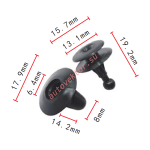 TOYOTA, GM 67771-01010, 95005064  клипса  8x14.2x17.6mm  d5.9mm