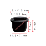 GM,CHRYSLER 15596280, 6035274 клипса  11.6x8.8x13.4mm