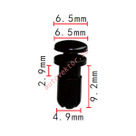 UNIVERSAL клипса  4.9x9.2x7.9mm