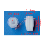 NISSAN  01281-01431 Клипса  9.6x17x13.9mmm  d4.5mm