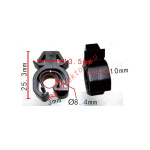 OPEL 1180216, GM 90246867 Клипса  13.5x25.3x10mm  d8.4mm