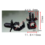 Ford Клипса 6,5x11,5 mm