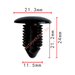 GM 22512276 клипса  11.5x21.2x21.3mm