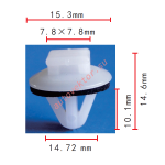 Toyota, GM 6295520020, 6295512010, 94848834, 9046710077 Клипса 9.6x10.1x15.3 mm