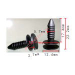 GM 10053388, 22542705 клипса  12.3x27.4x24.9mm