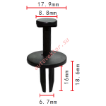 CHRYSLER 6503454 клипса  6.7x16x17.9mm