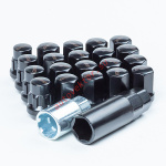 Комплект гаек M84B1642 BA M12X1,25 Черный высота 32мм (комплект 16 гайки +4 секретки +2 ключа)