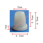 AMC 4006316 клипса  5x5.9x6.3mm