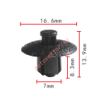 TOYOTA 90467-07117 клипса  7x8.3x16.6mm